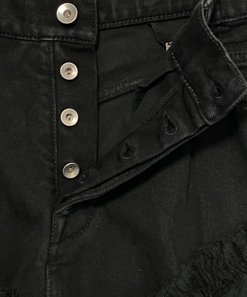 DRKSHDW（ダークシャドウ）DRKSHDW (ダークシャドウ) デストロイデニムショーツ ブラック サイズ:32の古着・服飾アイテム