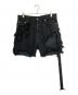 DRKSHDW（ダークシャドウ）の古着「デストロイデニムショーツ」｜ブラック