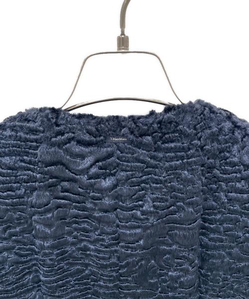 'S Max Mara（エスマックスマーラ）'S Max Mara (エスマックスマーラ) ノーカラーロングジレ ネイビー サイズ:36の古着・服飾アイテム