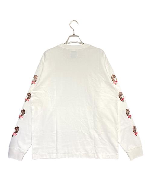 WASTED YOUTH（ウェイステッドユース）WASTED YOUTH (ウエステッド ユース) バードプリントロングTシャツ ホワイト サイズ:XLの古着・服飾アイテム