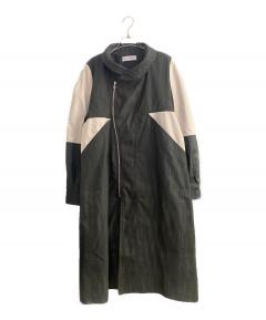中古・古着通販】COMOLI (コモリ) Cotton Silk Hooded Long Coat