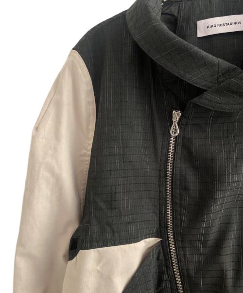 KIKO KOSTADINOV（キコ・コスタディノフ）KIKO KOSTADINOV (キコ・コスタディノフ) BABRAHAM ZIP COAT ブラック サイズ:46の古着・服飾アイテム