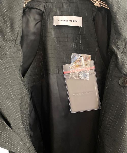 KIKO KOSTADINOV（キコ・コスタディノフ）KIKO KOSTADINOV (キコ・コスタディノフ) BABRAHAM ZIP COAT ブラック サイズ:46の古着・服飾アイテム