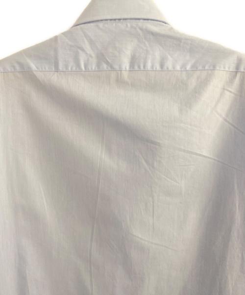 COMME des GARCONS JUNYA WATANABE MAN（コム デ ギャルソン ジュンヤ ワタナベ マン）COMME des GARCONS JUNYA WATANABE MAN (コムデギャルソンジュンヤワタナベマン) GUY ROVER (ギローバー) パッチワークロングシャツ ブルー サイズ:Ｓの古着・服飾アイテム
