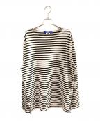 JUNYA WATANABE MANジュンヤワタナベマン）の古着「24AWボーダーニット」｜ホワイト×ブラック