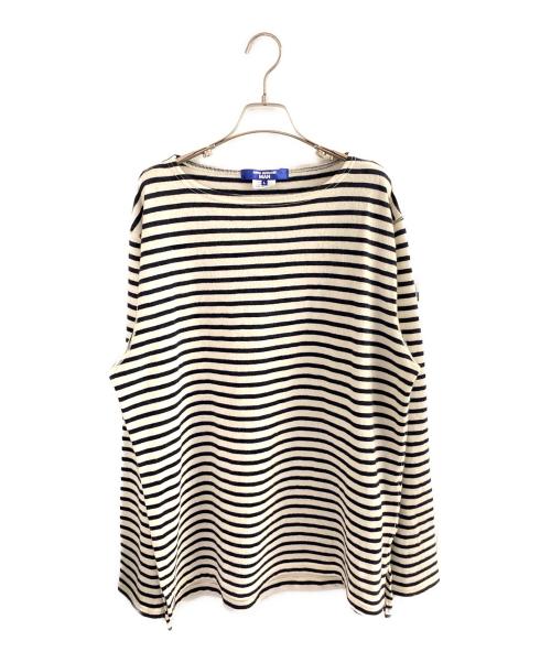 JUNYA WATANABE MAN（ジュンヤワタナベマン）JUNYA WATANABE MAN (ジュンヤワタナベマン) 24AWボーダーニット ホワイト×ブラック サイズ:Lの古着・服飾アイテム