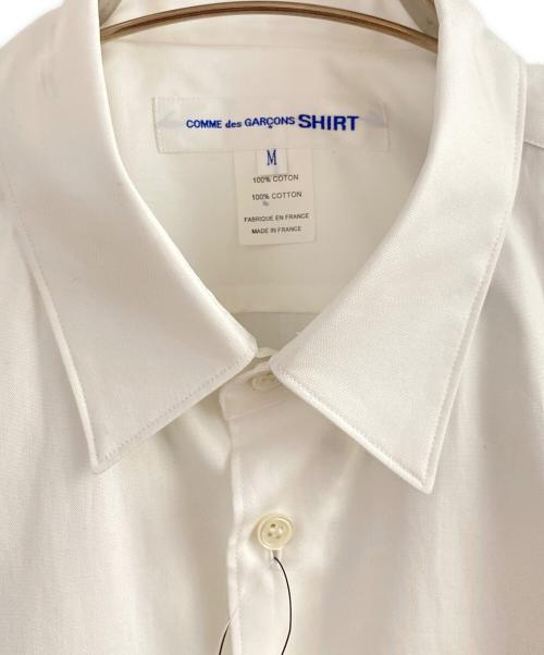 COMME des GARCONS SHIRT（コムデギャルソンシャツ）COMME des GARCONS SHIRT (コムデギャルソンシャツ) NARROW CLASSIC SHIRT ホワイト サイズ:Mの古着・服飾アイテム