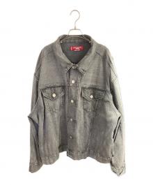 JUNYA WATANABE MAN×LEVI'S（ジュンヤワタナベマン×リーバイス）の古着「25SS 綿セルヴィッチデニム製品加工」｜グレー