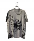COMME des GARCONS HOMMEコムデギャルソン オム）の古着「水玉ドットプリントｔシャツ」｜グレー