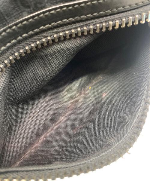 GUCCI（グッチ）GUCCI (グッチ) GGスプリームキャンバス クロスボディバッグ ブラックの古着・服飾アイテム