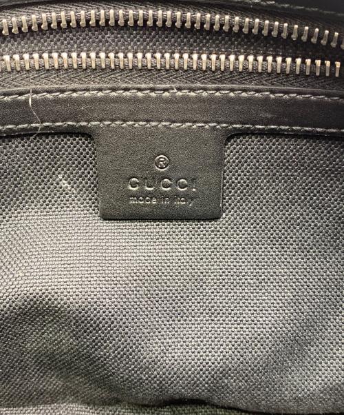 GUCCI（グッチ）GUCCI (グッチ) GGスプリームキャンバス クロスボディバッグ ブラックの古着・服飾アイテム