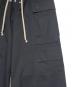 中古・古着 RICK OWENS (リックオウエンス) カーゴベラパンツ ブラック サイズ:44：115000円