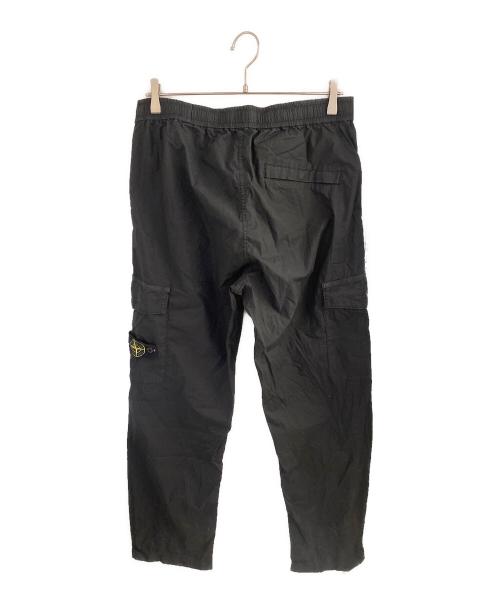 STONE ISLAND（ストーンアイランド）STONE ISLAND (ストーンアイランド) レギュラーストレート カーゴパンツ ブラック サイズ:W32の古着・服飾アイテム