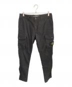 STONE ISLANDストーンアイランド）の古着「コットン カーゴパンツ」｜ブラック