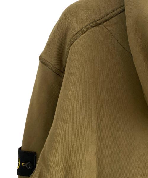 STONE ISLAND（ストーンアイランド）STONE ISLAND (ストーンアイランド) コットンスウェット プルオーバーフーディ オリーブ サイズ:Lの古着・服飾アイテム