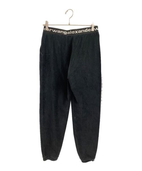 ALEXANDER WANG（アレキサンダー・ワン）ALEXANDER WANG (アレキサンダー・ワン) コーデュロイロゴバンドイージーパンツ ブラック サイズ:XSの古着・服飾アイテム