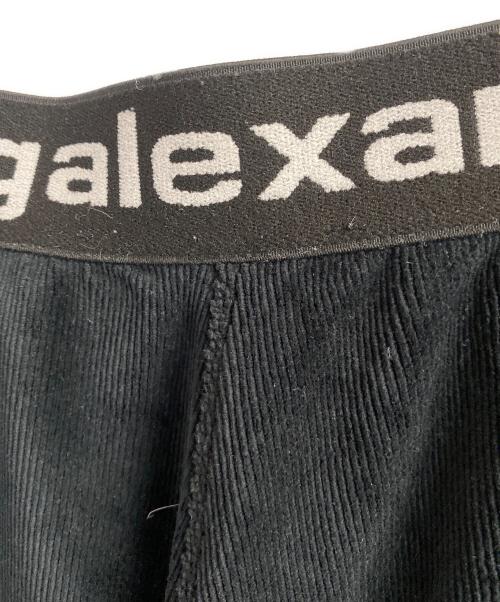 ALEXANDER WANG（アレキサンダー・ワン）ALEXANDER WANG (アレキサンダー・ワン) コーデュロイロゴバンドイージーパンツ ブラック サイズ:XSの古着・服飾アイテム