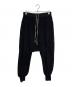 DRKSHDW（ダークシャドウ）の古着「Prisoner サルエルパンツ」｜ブラック
