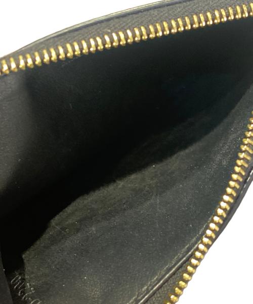 CELINE（セリーヌ）CELINE (セリーヌ) ジップ付きカードホルダー ブラックの古着・服飾アイテム