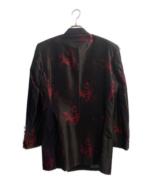 Jean Paul GAULTIER（ジャンポールゴルチェ）Jean Paul GAULTIER (ジャンポールゴルチェ) 1999/2000 テーラードジャケット パープル×レッド サイズ:48の古着・服飾アイテム