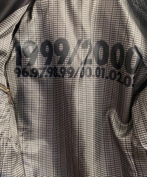 Jean Paul GAULTIER（ジャンポールゴルチェ）Jean Paul GAULTIER (ジャンポールゴルチェ) 1999/2000 テーラードジャケット パープル×レッド サイズ:48の古着・服飾アイテム