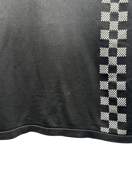 LOUIS VUITTON（ルイ ヴィトン）LOUIS VUITTON (ルイ ヴィトン) ダミエストライプジャガードニットＴシャツ/RM211 ZLW HKN86W ブラック サイズ:Lの古着・服飾アイテム