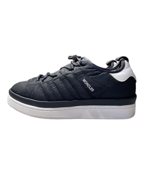 MONCLER（モンクレール）MONCLER (モンクレール) adidas (アディダス) ローカットスニーカー ブラック×ホワイト サイズ:27の古着・服飾アイテム