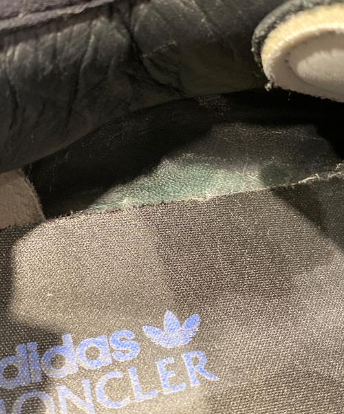 MONCLER（モンクレール）MONCLER (モンクレール) adidas (アディダス) ローカットスニーカー ブラック×ホワイト サイズ:27の古着・服飾アイテム