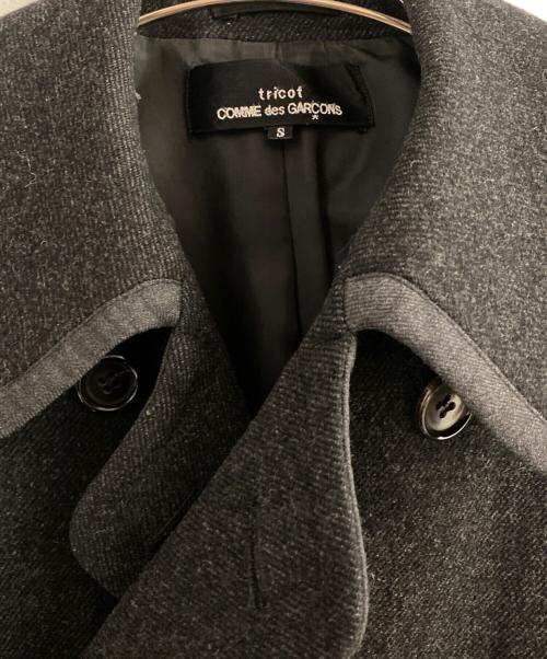 tricot COMME des GARCONS（トリココムデギャルソン）tricot COMME des GARCONS (トリココムデギャルソン) Pコート グレー サイズ:Sの古着・服飾アイテム