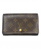 LOUIS VUITTONルイ ヴィトン）の古着「ポルトモネ・ビエ・トレゾール/2つ折り財布」｜ブラウン