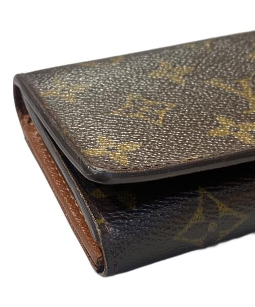 LOUIS VUITTON（ルイ ヴィトン）LOUIS VUITTON (ルイ ヴィトン) ポルトモネ・ビエ・トレゾール/2つ折り財布 ブラウンの古着・服飾アイテム