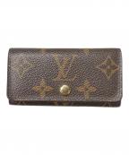 LOUIS VUITTONルイ ヴィトン）の古着「ミュルティクレ4/キーケース」｜ブラウン