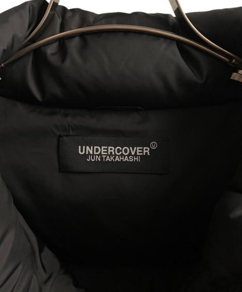 UNDERCOVER（アンダーカバー）UNDERCOVER (アンダーカバー) レザースリーブダウンブルゾン ブラック サイズ:3の古着・服飾アイテム