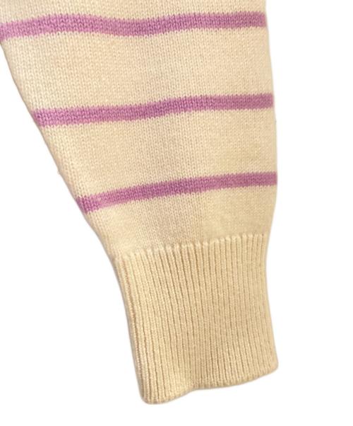 CHANEL（シャネル）CHANEL (シャネル) ココマークボーダードルマンスリーブオーバーニット マルチカラー サイズ:36の古着・服飾アイテム