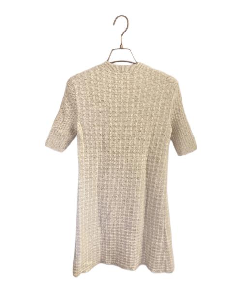 CHANEL（シャネル）CHANEL (シャネル) ラメニットワンピース ベージュ サイズ:34の古着・服飾アイテム