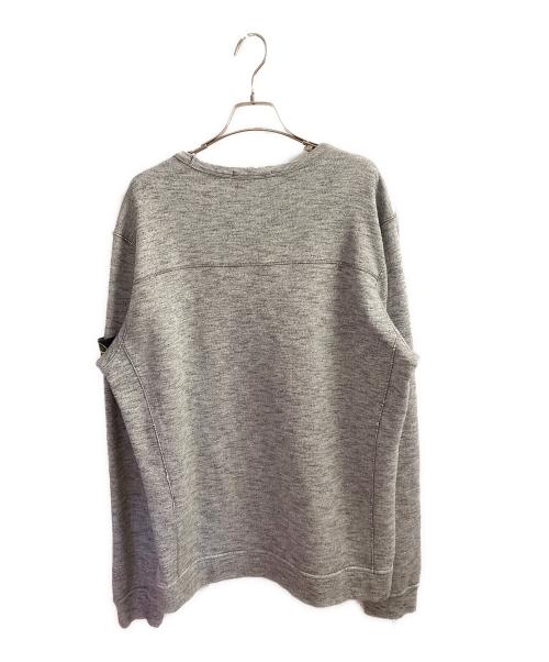 STONE ISLAND（ストーンアイランド）STONE ISLAND (ストーンアイランド)  Classic Fleece Crewneck Sweatshirt  グレー サイズ:Lの古着・服飾アイテム
