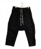 DRKSHDWダークシャドウ）の古着「サルエルクロップドパンツ」｜ブラック