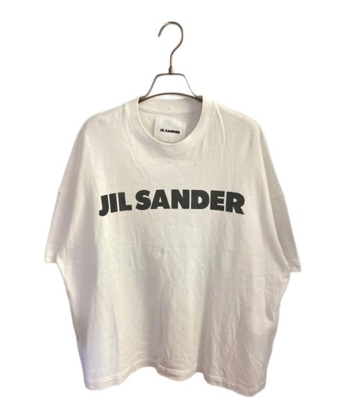 JIL SANDER（ジルサンダー）JIL SANDER (ジルサンダー) オーバーサイズロゴTシャツ ホワイト サイズ:Sの古着・服飾アイテム
