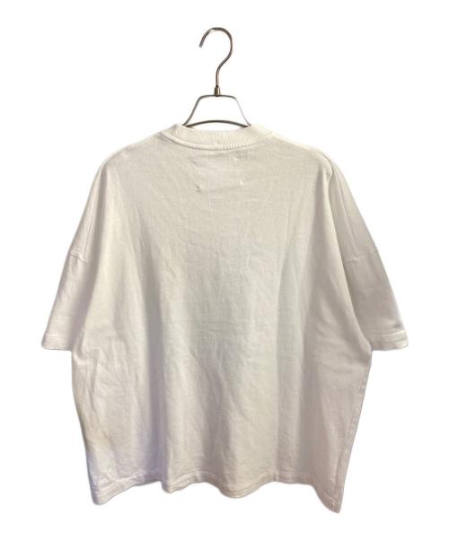 JIL SANDER（ジルサンダー）JIL SANDER (ジルサンダー) オーバーサイズロゴTシャツ ホワイト サイズ:Sの古着・服飾アイテム