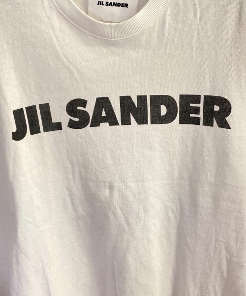 JIL SANDER（ジルサンダー）JIL SANDER (ジルサンダー) オーバーサイズロゴTシャツ ホワイト サイズ:Sの古着・服飾アイテム