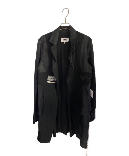 MM6 Maison Margiela（エムエムシックスメゾンマルジェラ）MM6 Maison Margiela (エムエムシックスメゾンマルジェラ) リバーシブルロングジャケット ブラック サイズ:44の古着・服飾アイテム