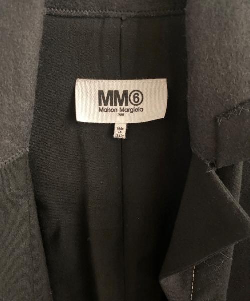 MM6 Maison Margiela（エムエムシックスメゾンマルジェラ）MM6 Maison Margiela (エムエムシックスメゾンマルジェラ) リバーシブルロングジャケット ブラック サイズ:44の古着・服飾アイテム