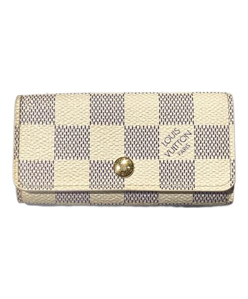LOUIS VUITTON（ルイ ヴィトン）LOUIS VUITTON (ルイ ヴィトン) ミュルティクレ4 ダミエ・アズール ホワイトの古着・服飾アイテム