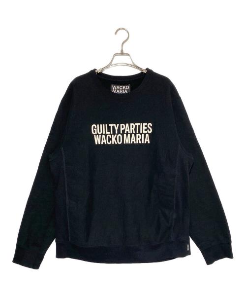 WACKO MARIA（ワコマリア）WACKO MARIA (ワコマリア) HEAVY WEIGHT CREW NECK SWEAT ブラック サイズ:XLの古着・服飾アイテム
