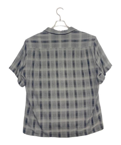 WACKO MARIA（ワコマリア）WACKO MARIA (ワコマリア) オンブレチェックレーヨンシャツ グレー サイズ:Lの古着・服飾アイテム