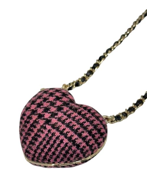 CHANEL（シャネル）CHANEL (シャネル) 2022年 ハートペンダントネックレス ピンクの古着・服飾アイテム