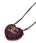 CHANEL (シャネル) 2022年 ハートペンダントネックレス ピンク：160000円