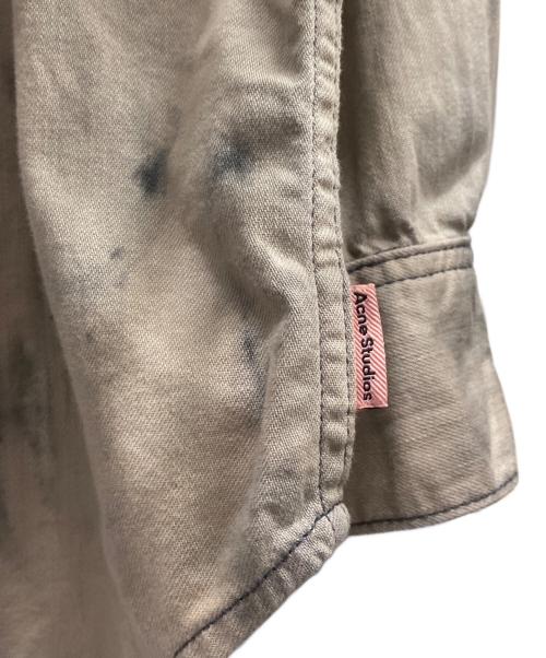 Acne studios（アクネ ストゥディオス）Acne studios (アクネ ストゥディオス) オーバーサイズデニムシャツ ブラック サイズ:Sの古着・服飾アイテム