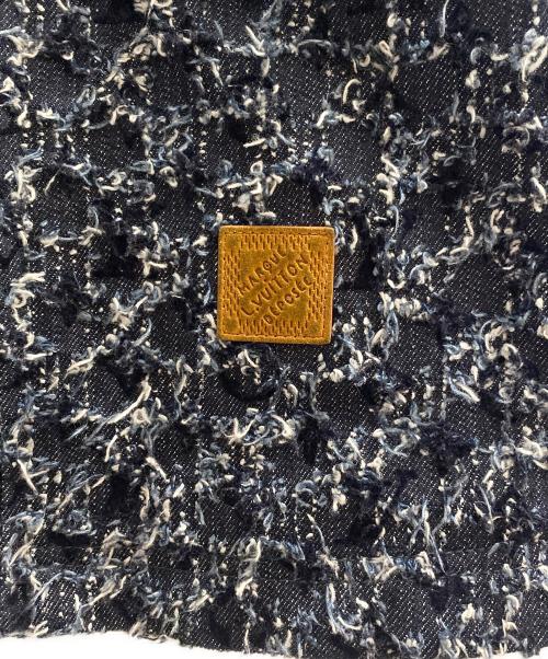 LOUIS VUITTON（ルイ ヴィトン）LOUIS VUITTON (ルイ ヴィトン) 25AW フロックド モノグラム デニムブルゾン ネイビー サイズ:48の古着・服飾アイテム