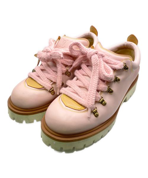 LOUIS VUITTON（ルイ ヴィトン）LOUIS VUITTON (ルイ ヴィトン) LV リミックスダービー ピンク サイズ:81/2の古着・服飾アイテム